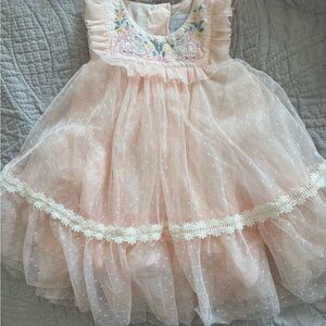 TAHARI Easter bunny Pink Dress